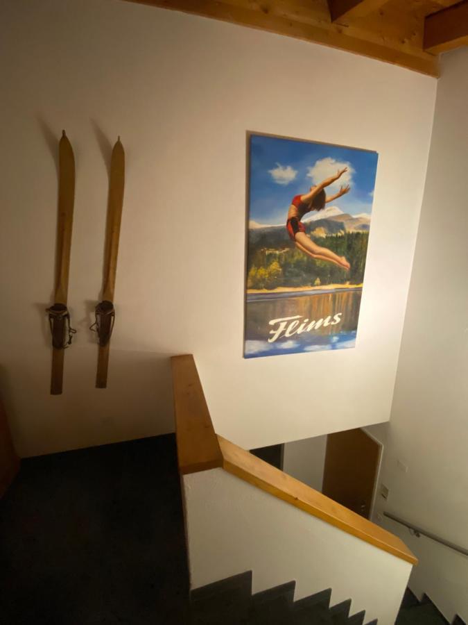 Crap Da Flem - 3.5 Zimmer Ferienwohnung Am Sonnenhang Von ฟลิมส์ ภายนอก รูปภาพ