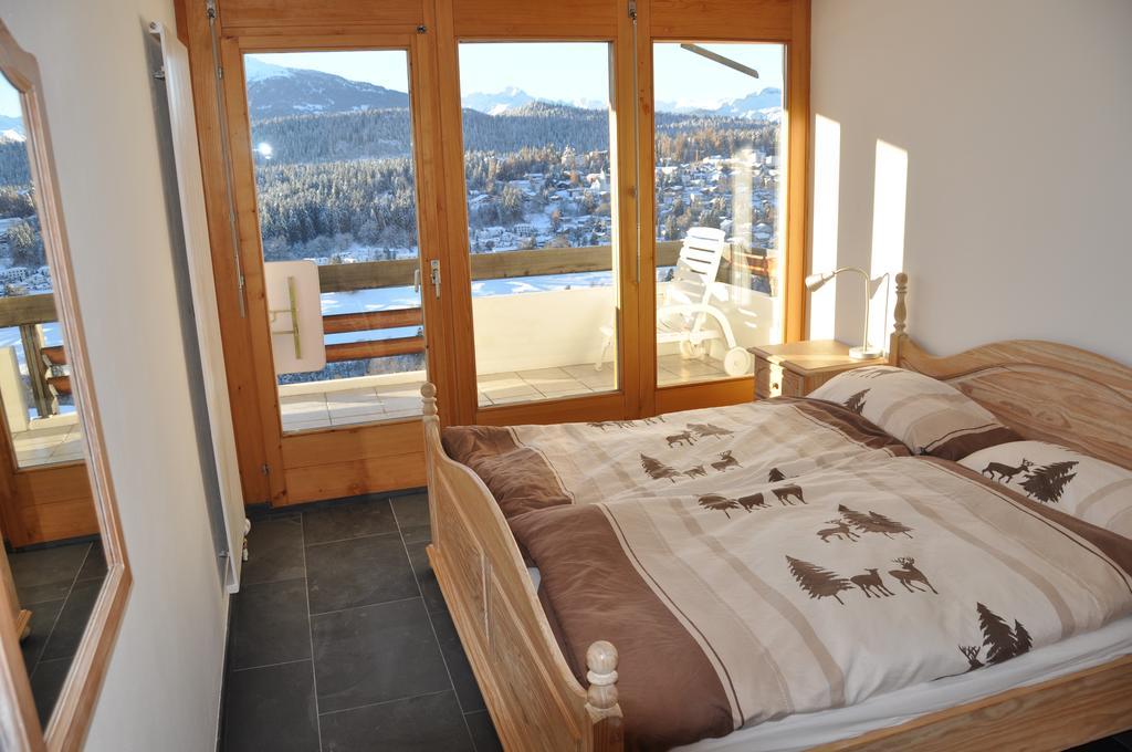 Crap Da Flem - 3.5 Zimmer Ferienwohnung Am Sonnenhang Von ฟลิมส์ ภายนอก รูปภาพ