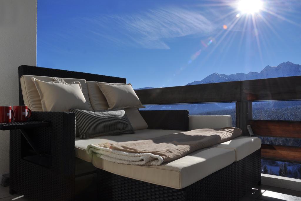 Crap Da Flem - 3.5 Zimmer Ferienwohnung Am Sonnenhang Von ฟลิมส์ ภายนอก รูปภาพ
